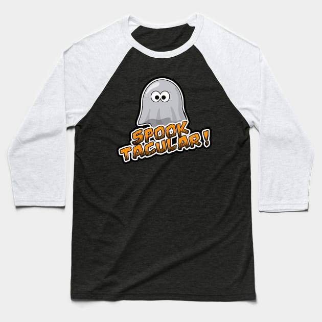 Spooktacular ! Baseball T-Shirt by NineBlack